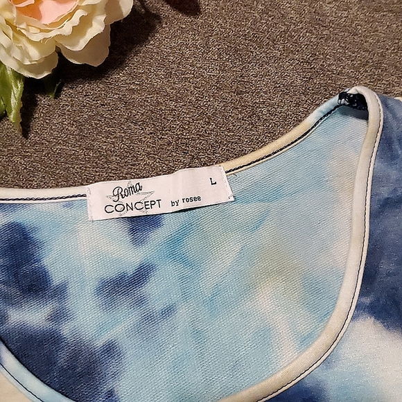 Roma Concept by Rosee tie dye top - Picture 4 of 6